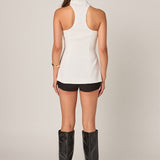 Kaitlyn A-Line Choker Tie Top