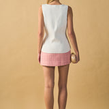 Button Up Knit Vest