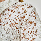 Lace Collared Top