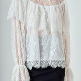 Ruffled Lace Blouse