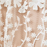 Strapless Crochet Layered Midi Dress