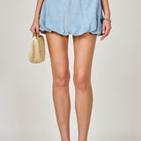 Zoe Denim Balloon Mini Skirt