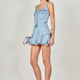 Zoe Denim Balloon Mini Skirt