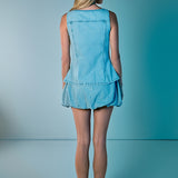 Zoe Denim Balloon Mini Skirt