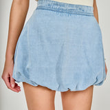 Zoe Denim Balloon Mini Skirt