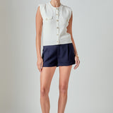 Button-Up Sweater Vest