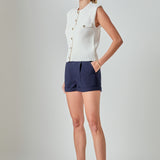 Button-Up Sweater Vest