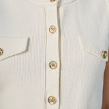 Button-Up Sweater Vest
