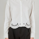 Embroidered Long Sleeve Blouse