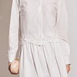 Embroidered Long Sleeve Blouse