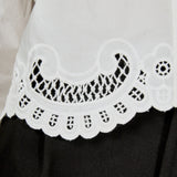 Embroidered Long Sleeve Blouse