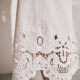 Embroidered Umbrella Skirt
