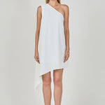 endless rose one shoulder ruffled mini dress Endless Rose One-Shoulder Ruffled Mini Dress