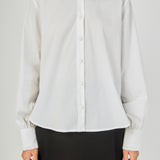 Embroidered Ruffle Collar Blouse