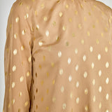 Polka Dot Chiffon Blouse