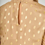 Polka Dot Chiffon Blouse