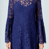 Bell Sleeve Lace Dress