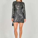 Open Back Sequin Dress