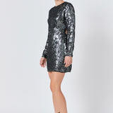 Open Back Sequin Dress