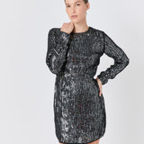 Open Back Sequin Dress