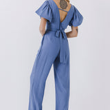 Flounce Sleeve Jumpsuit