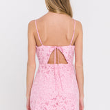 Cut-Out Back Mini Dress