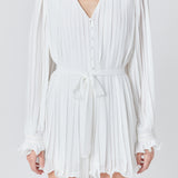 Pleated Romper