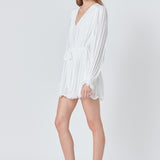 Pleated Romper