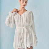Pleated Romper