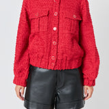 Double Pocket Tweed Jacket