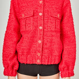 Double Pocket Tweed Jacket