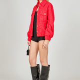 Double Pocket Tweed Jacket