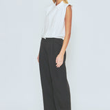 Pintuck Details Sleeveless Blouse