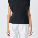 Sleeveless Pleated Top