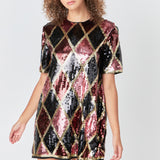 Sequins Mini Dress