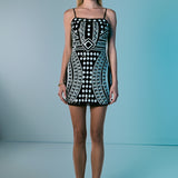 Beaded Sequin Mini Dress