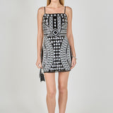 Beaded Sequin Mini Dress