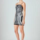 Beading Sequins Mini Dress