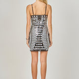 Beaded Sequin Mini Dress