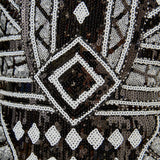 Beaded Sequin Mini Dress