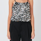 Stretched Sequin Top