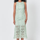 Textured Sleeveless Maxi Dress