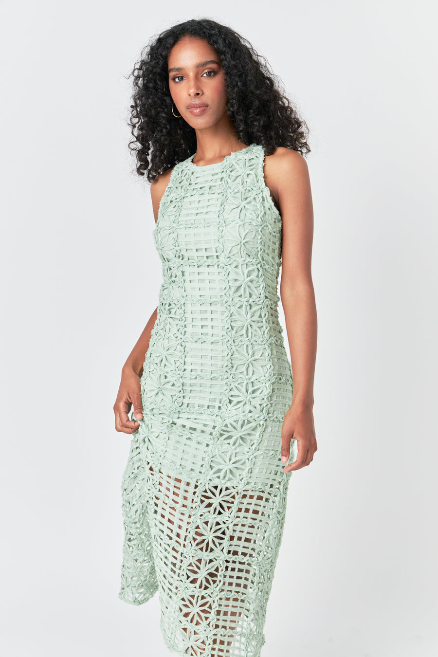 Rose Sleeveless Dress