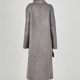 Double Breasted Handmade Blend Maxi Coat