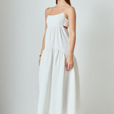 Evelyn Sleeveless Textured Cutout Maxi Dress