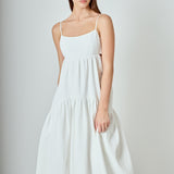 Evelyn Sleeveless Textured Cutout Maxi Dress