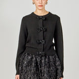 Colette Floral Sequin Bubble Mini Skirt