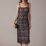 Pearl Beaded Midi Dress