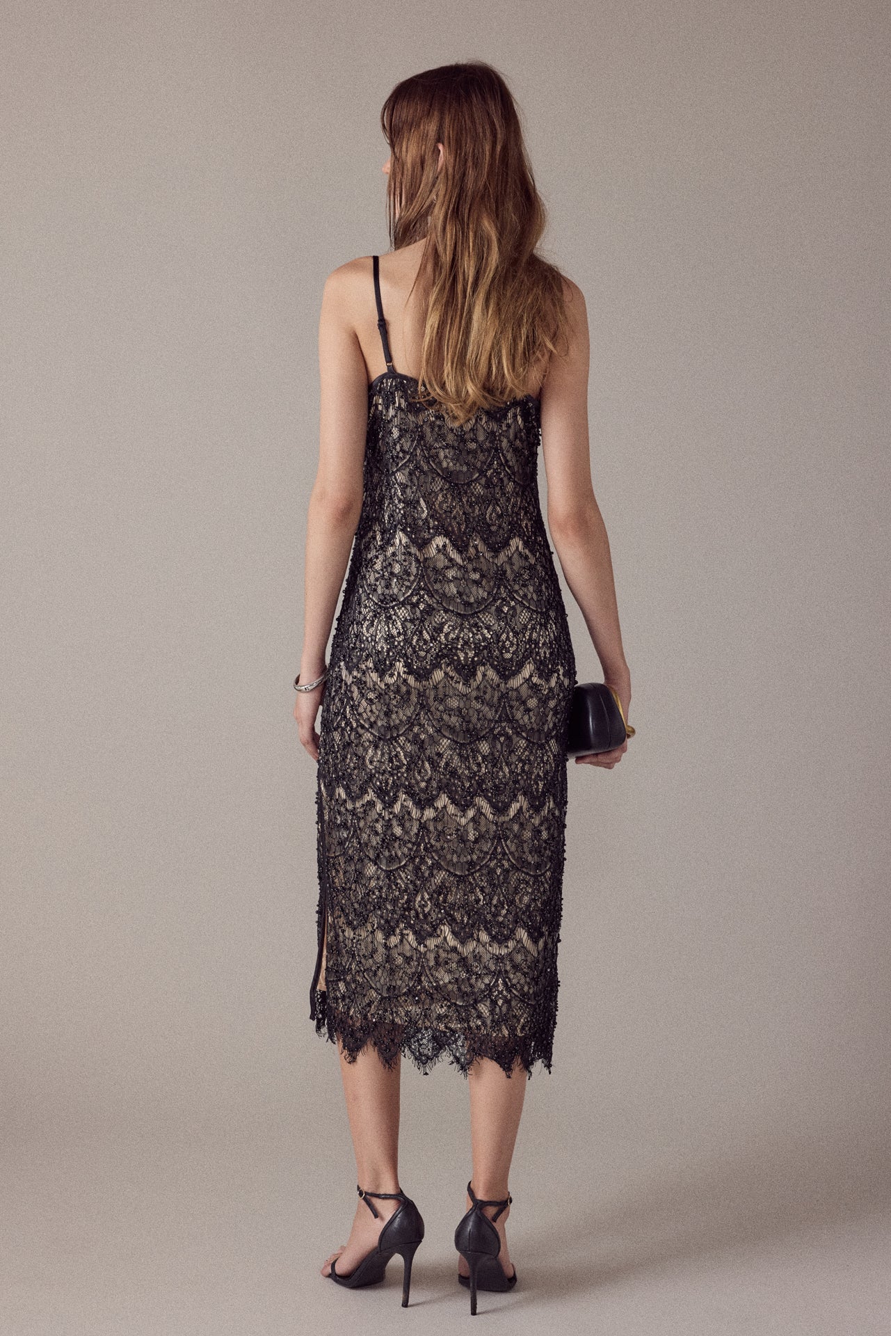 Pearl Beaded Midi Dress – Endless Rose