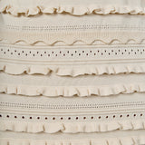 Ruffled Detail Square Neck Mini Dress